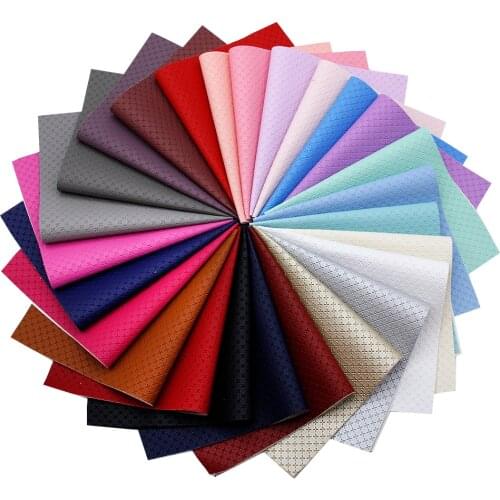 Stripe Faux Synthetic Leather Sheets for Bow Leatherette Fabric DIY Handmade Materials Crafts,1Yc8632