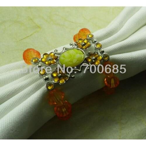 Aliexpress sold beaded wedding napkin ring holiday decoration napkin ring