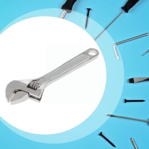 Adjustable 2.5 Inch Metal Wrenches Repair Machine Spanner General Hand Maintenance Work Tool Building E3Q3