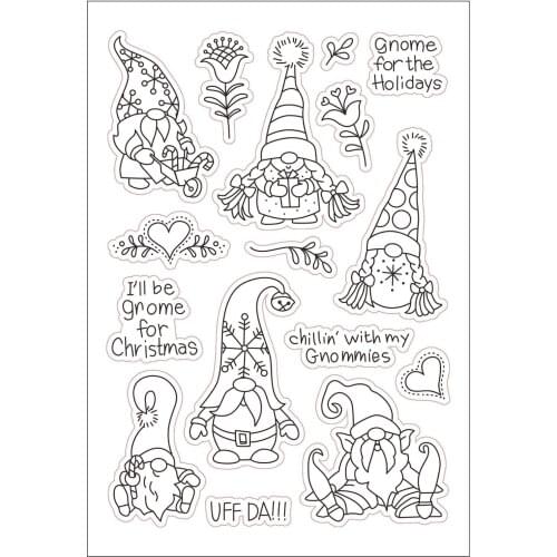 Santa christmas sending gift transparent clear stamp for DIY Scrapbooking/Card Making/Kids Christmas Fun Decoration Supplies