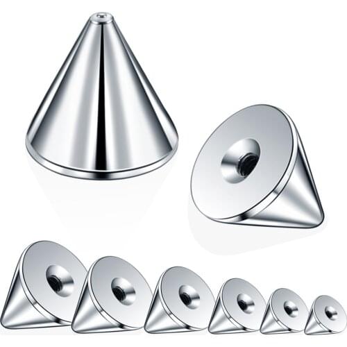 Spike Accessories Cone Eyebrow Nail Lip Tongue Earring Horseshoe Stainless Steel Body Piercing Jewelry Pointed Ring Belly Button
