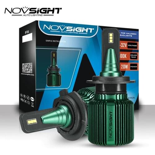 NOVSIGHT H4 LED H7 H11 H13 Car LED Headlights HB3 9005 HB4 9006 HB5 9007 Hi Lo Beam Car LED Light Bulbs 40W 10000LM Headlamp Kit