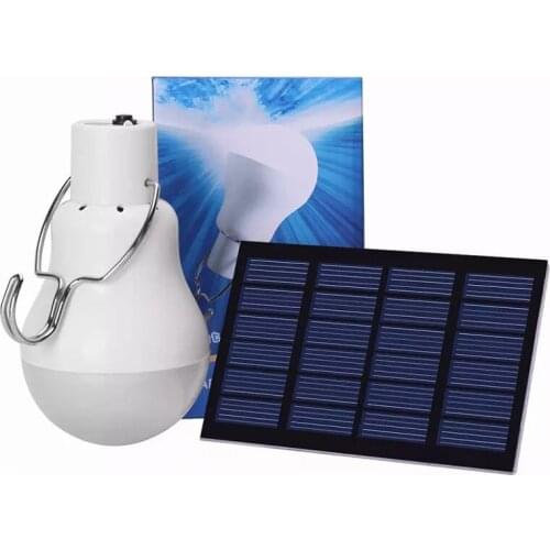 LED Solar Energy Conservation Portable Led Bulb Light Charged Solar Energy Lamp Home Outdoor Lighting Use Outdoor Garden