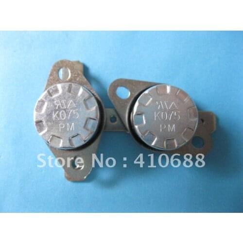 Temperature Switch Thermostat 75 degree N.O. KSD301 Hot Sale 180 pcs per lot