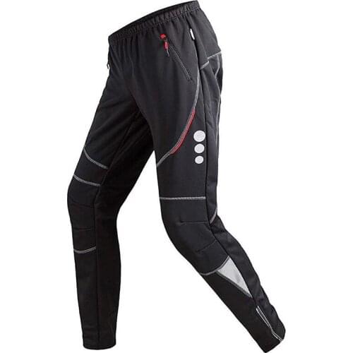 TWTOPSE Windproof Men Cycling Pants Winter Fleece Sports Trousers Keep Warm Thermal MTB Road Bike Bicycle Pants Cycling Clothing