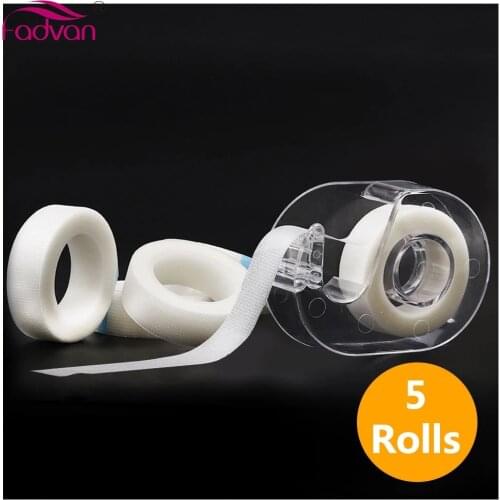 Eyelash Extension Lint Free Eye Pads Rolls Micropore Tape White Tape Under Eye Pads Paper for False Eyelash Patch Adhesive-Tape