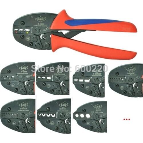 S series high quality crimping tools for different types and sizes of the terminals, cable connectors full list for selection