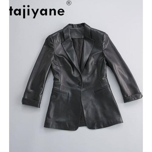 Women Autumn Jackets 2021 Woman Real Sheepskin Jacket Female Genuine Leather Coats Short Clothing Genuine Leather TN698