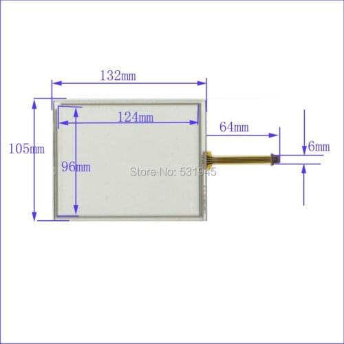 ZhiYuSun 132mm*105mm TP405 132*105 GPS navigation 5.8 -inch resistive touchscreen display on the outside flat screen handwriting