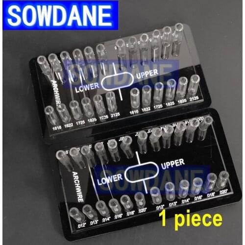 1 pc Dental Orthodontic Round or Rectangular Archwire Box Acrylic Dispenser Placing Box Arch Wires Holder Dentistry Instrument