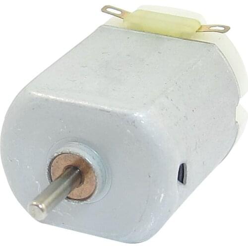 6300-23000RPM 3-6V High Torque Magnetic Electric Mini DC Motor Silver