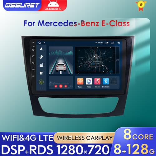 9" 2G 32G Android 10 CAR GPS Multimedia For Mercedes W211 W219 W463 CLS350 CLS500 CLS55 E200 E220 E240 E270 E280 NO dvd player