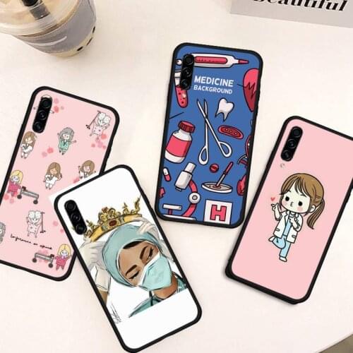 Spain Cartoon Medicine Doctor Phone Case For Samsung galaxy S 21 20 10 8 A 50 21s 51 71 70 40 20 20e note 10 plus Ultra 5g fe