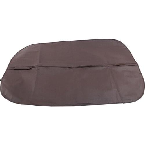 Black Dust Cover with Zipper for Portable Travel Business Mens Garment Clothes Suit Jacket Storage Protection Foldable