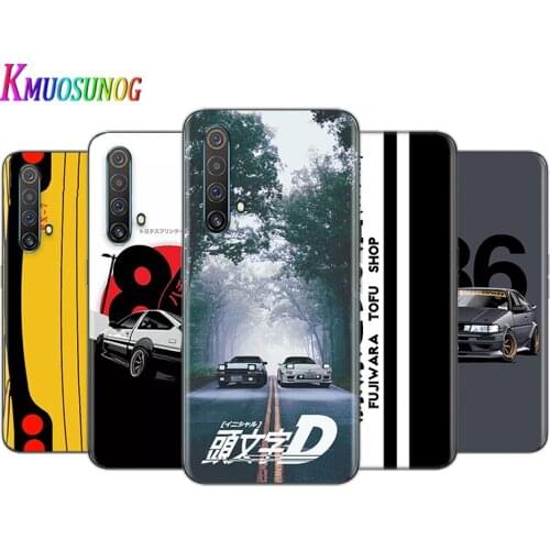 Initial D AE86 For OPPO A73 2020 Find X2 Lite K5 K3K1 R17 RX17 R15 R9S F17 F15 F11 F9 F7 Transparent Phone Case