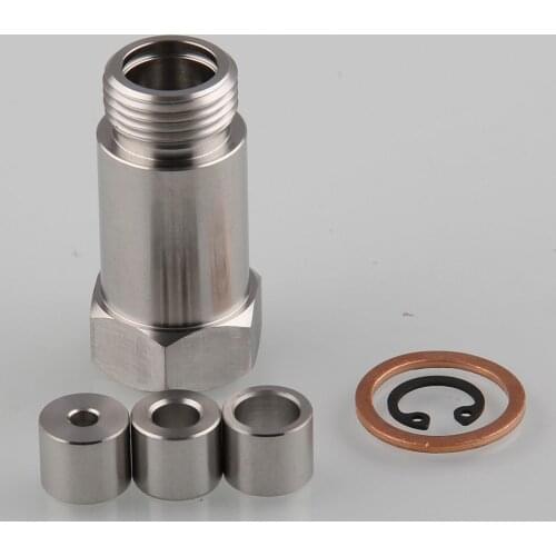 M18x1.5mm O2 Sensor Adapter CEL FIX Restrictor Fitting + Gas Flow Inserts