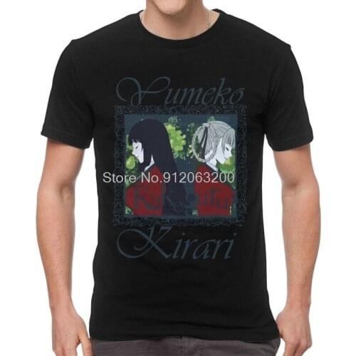 Manga Anime Kakegurui T-Shirts Men Fashion T Shirts Short Sleeve Yumeko Jabami Kirari Momobami Tshirts Cotton Tee Tops Clothes