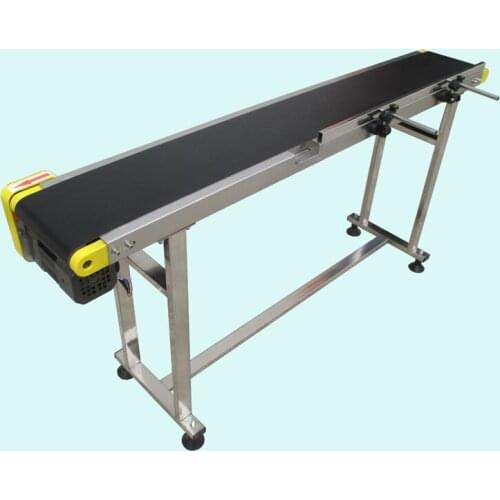 Small Belt Conveyor Band Carrier PVC Line Sorting Conveyor for Bottles/ Food Customized Moving Belt, Rotating Table SGZ-SSJA8D