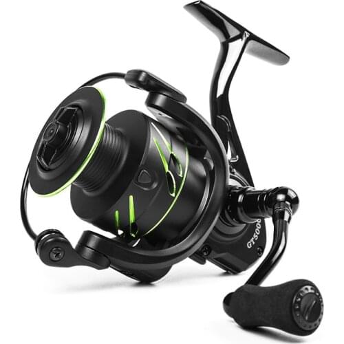 New Fishing Reel Full Metal Spool 2000-7000 5.0:1/4.7:1 Spinning Reel for Fishing 10KG Max Drag Saltwater Fishing Wheel