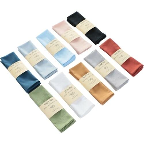Serving Table Cloth napkins Made Of 100% Cotton Multicolor Washable Durable Reusable Japanese Style For Family Dinner Parties