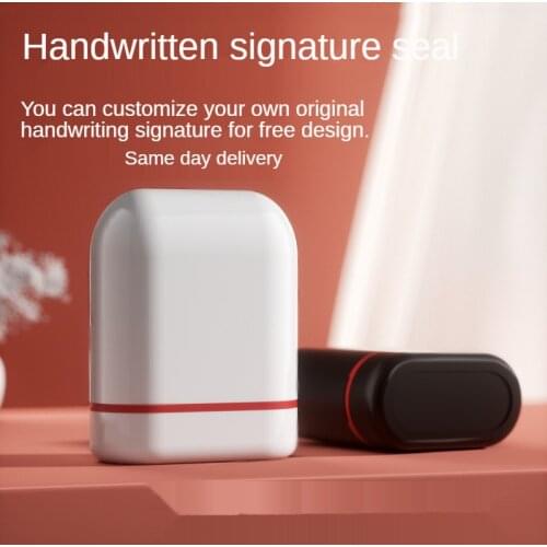 Free Shipping Custom Signature Name Logo Stamp Personalized Photosensitive Flash Seal Self Inking Stamp Stamp