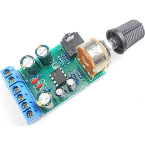 SOTAMIA TDA2822M Power Amplifier Audio Board 2.0 Stereo AMP AUX Mini Amplifiers DC 1.8-12V Home Sound Theatre Diy