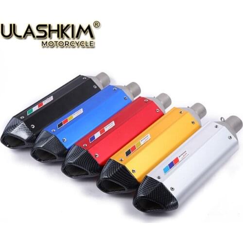 Universal Motorcycle Muffler Exhaust Escape with DB-KILLER 38mm FL125 GSX-R125 GSX-S125 PCX CBR125R NSF100 Ape50 Ape100 CBR125R