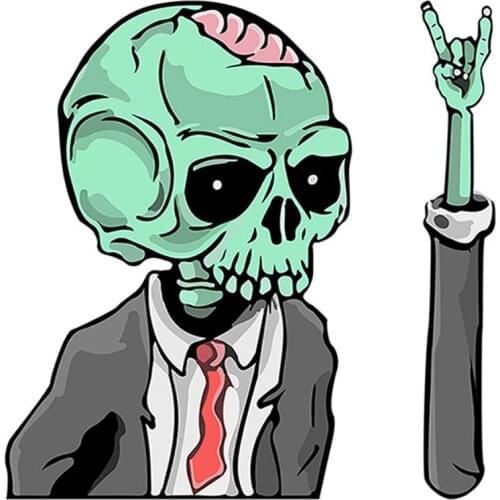 Waterproof Sunscreen Horror Sticker Rear Window Wiper Stickers and Decals For Car Styling Rear Windshield Halloween Decorations