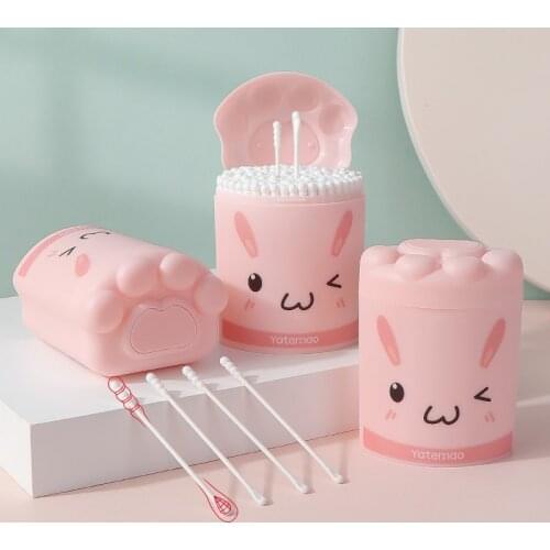 YATEMAO 600/branch Baby Cotton Swabs for New Born Baby Girls Boys Kids Swabs