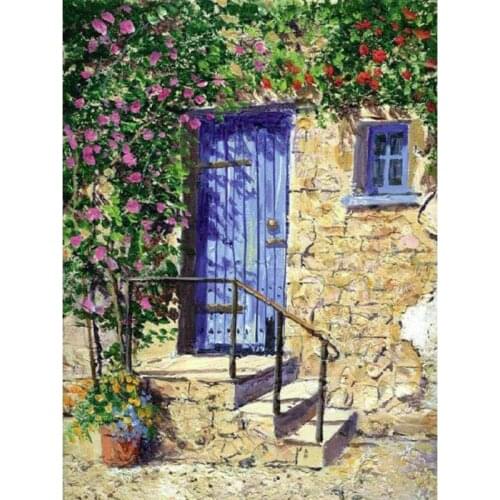YIKEE diamond painting door,cross stitch diamond,diamond mosaic paintings Y037