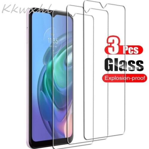 3PCS Tempered Glass For Motorola Edge S E6i E7 E7i Power G Play Stylus 2021 G10 G100 G30 G50 Protective Screen Protector Film