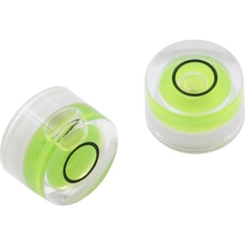 1PC 9.8*6mm High-precision Spirit Level of Beads Arcylic Round Mini Bubble Level Tools Horizontal Instrument for Turntable