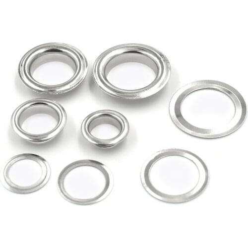 100 pieces/lot) 8mm-14mm Inner diameter Metal hole Clothing & Accessories. corn. Eyelets. Ring. rivet . snaps