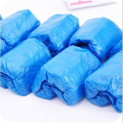 100pcs/lot Overshoes Shoe Care Kits Disposable Shoe Cover Rainy Season Waterproof Home Boot Covers Anti Slip Shoes Cover