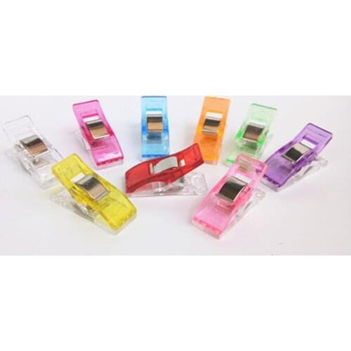 2000Pcs High quality multicolor Plastic Clips For Patchwork Sewing DIY Crafts, Quilt Quilting Clip Clover Wonder Clip 9 Colors
