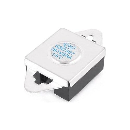 250V AC 60A 95C NC Temperature Control Bimetal Thermostat KSD307