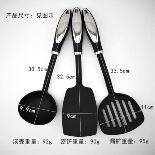 3 Piece Home Kitchen Sets Cooking Tools Nylon Spatula Spoon Utensils Cookware kitchen utensil set
