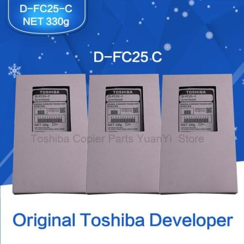 3 Pcs A Lot Developer Cyan Color D-FC25-C 6LH47952200 Original Toshiba Copier For Toshiba Model 2040C 2540C 3040C 3540C 4040C
