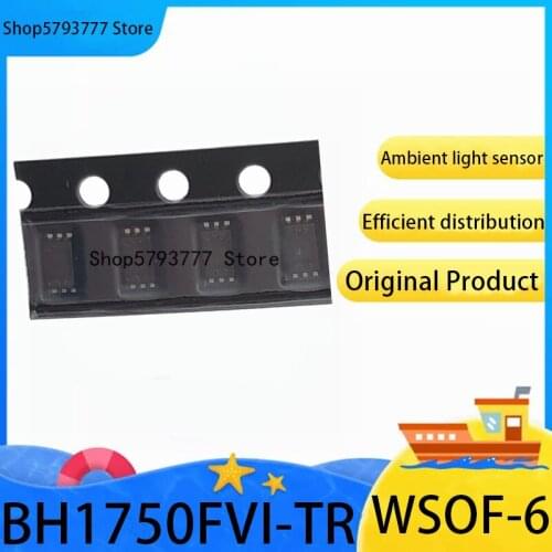 5PCS-50PCS New original authentic BH1750FVI-TR WSOF-6 BH1750FVI WSOF6 light intensity sensor