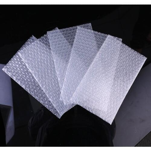 50pcs 15*20cm Plastic Wrap Envelope Clear Bubble Packing Bags Shockproof Bag Double Film Bubble Bag