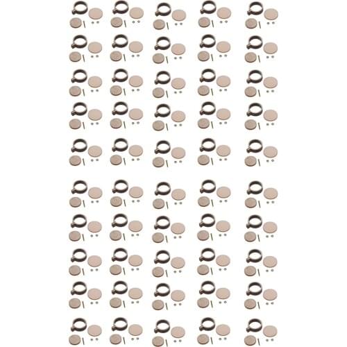 50pcs 20mm Wood Cross Stitch Hoop Mini Embroidery Ring for Pendant Making