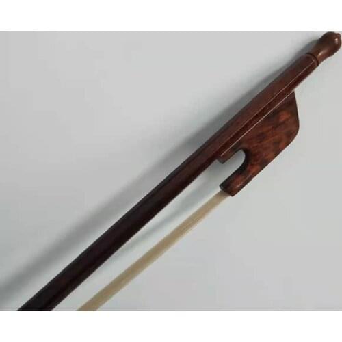 Viola bow snake wood bow, ebony frog silver mounted Viola bow of SFV88