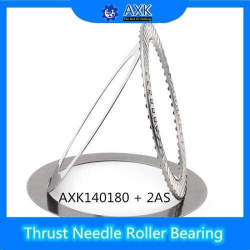 AXK140180 + 2AS Thrust Needle Roller Bearing With Two AS140180 Washers 140*180*7mm ( 1 Pcs) AXK1128 889128 NTB Bearings