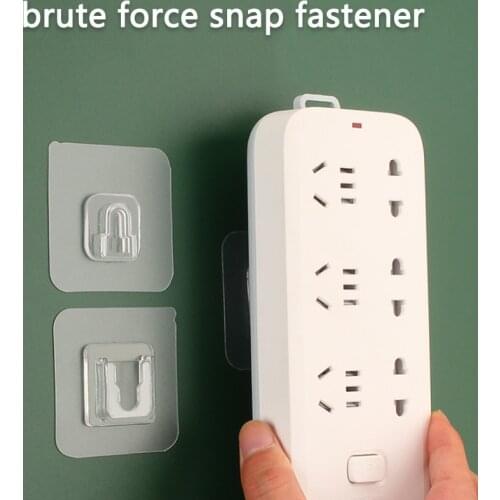 Double sided adhesive Wall Hooks Hanger Strong Transparent Hooks Suction Cup Sucker Wall Storage Holder For Kitchen Bathroo Hook