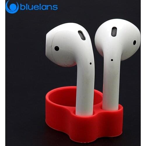 Hybrid Bluetooth Headset Accessories Kits for Airpods1/2 Silicone Anti-lost Case Ring Portable Earbuds Stand