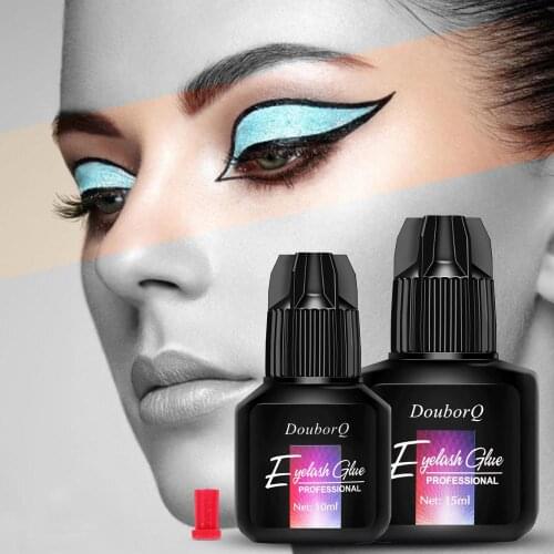 10ML/15ML eyeLashes Glue No Smell No Irritant Fast Dry Sticker Connecting Fake Eyelash Extensions Glue False Eyelashes Adhesive