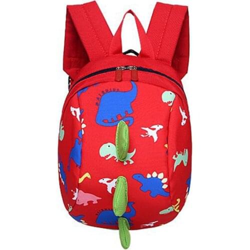 Dinosaur Print Toddler Mini Backpack With Leash Kids Harness Bookbag Anti Lost Childrens Backpack For Children