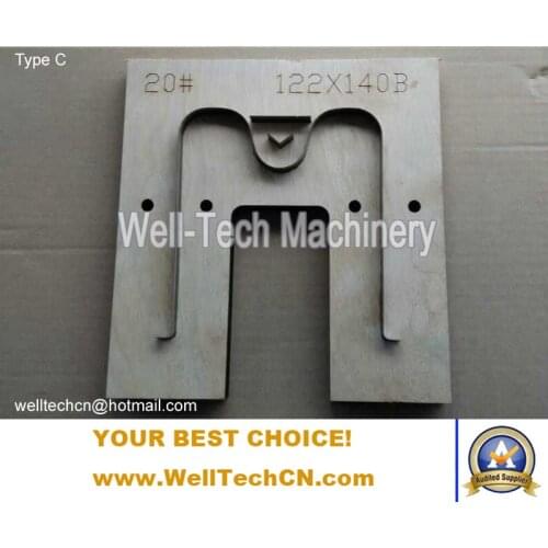 Laser Cutting Punching Moulds Cutting blades on Plastic T-shirt Bag Making Machine T-shirt Shopping Bags Cutting Moulds