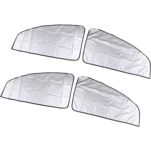 4PCS Universal Sunshade Shield Curtains Double Sides Magnetic Mounting for Cars, Trucks, SUVs