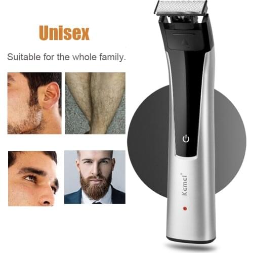 Kemei Hair Trimmers Beard Shaving Machine Face Bikini Leg Armpit Bodygroom Shaver Eyebrow Electric Intimate Haircut Clipper